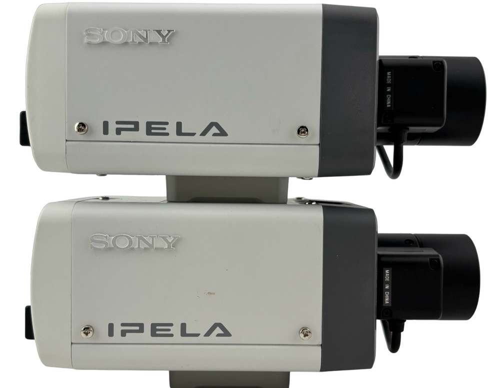 2 Pack Sony Ipela Security Network Camera Model SNC-CS11 w/ Manuals Instructions