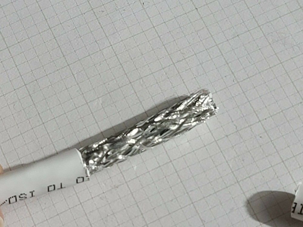 ABA Cable 23/4P Cat7A 1000MHz S/FTP Shielded Riser Network Cable White /50ft