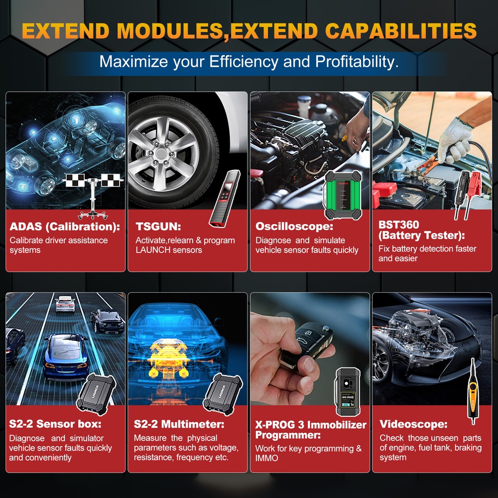 2024 LAUNCH X431 Pro Elite V+ Bidirectional Car Diagnostic Scanner Key Coding US