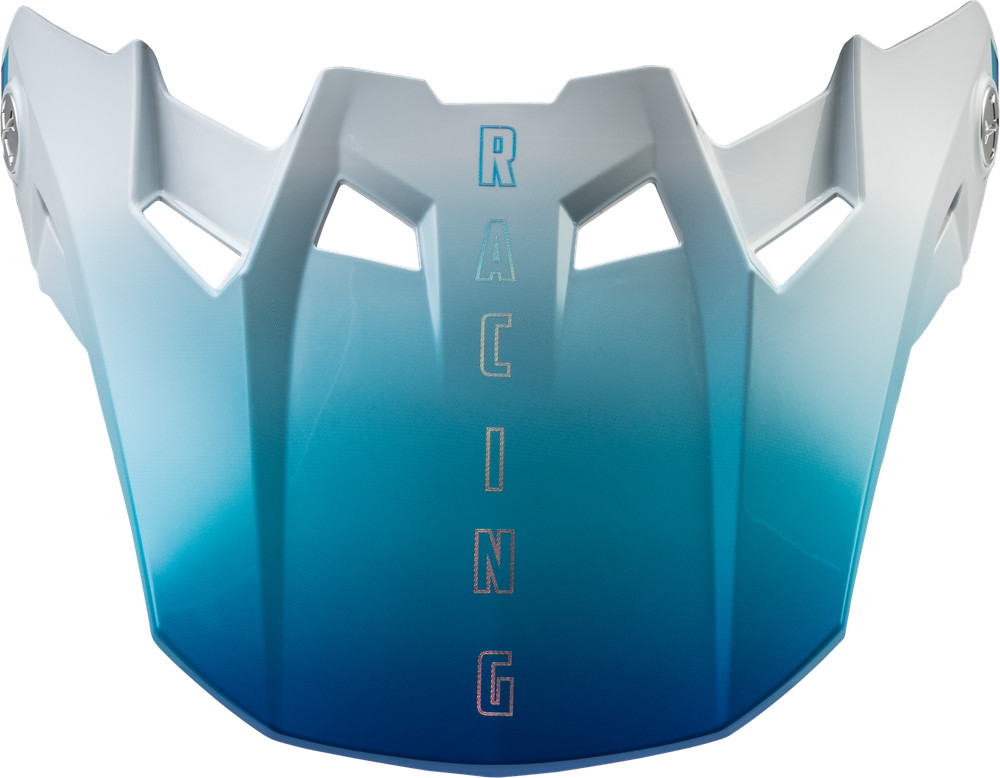 FLY RACING Formula Fits CC Driver Helmet Visor Black/Blue/White Medium/Large