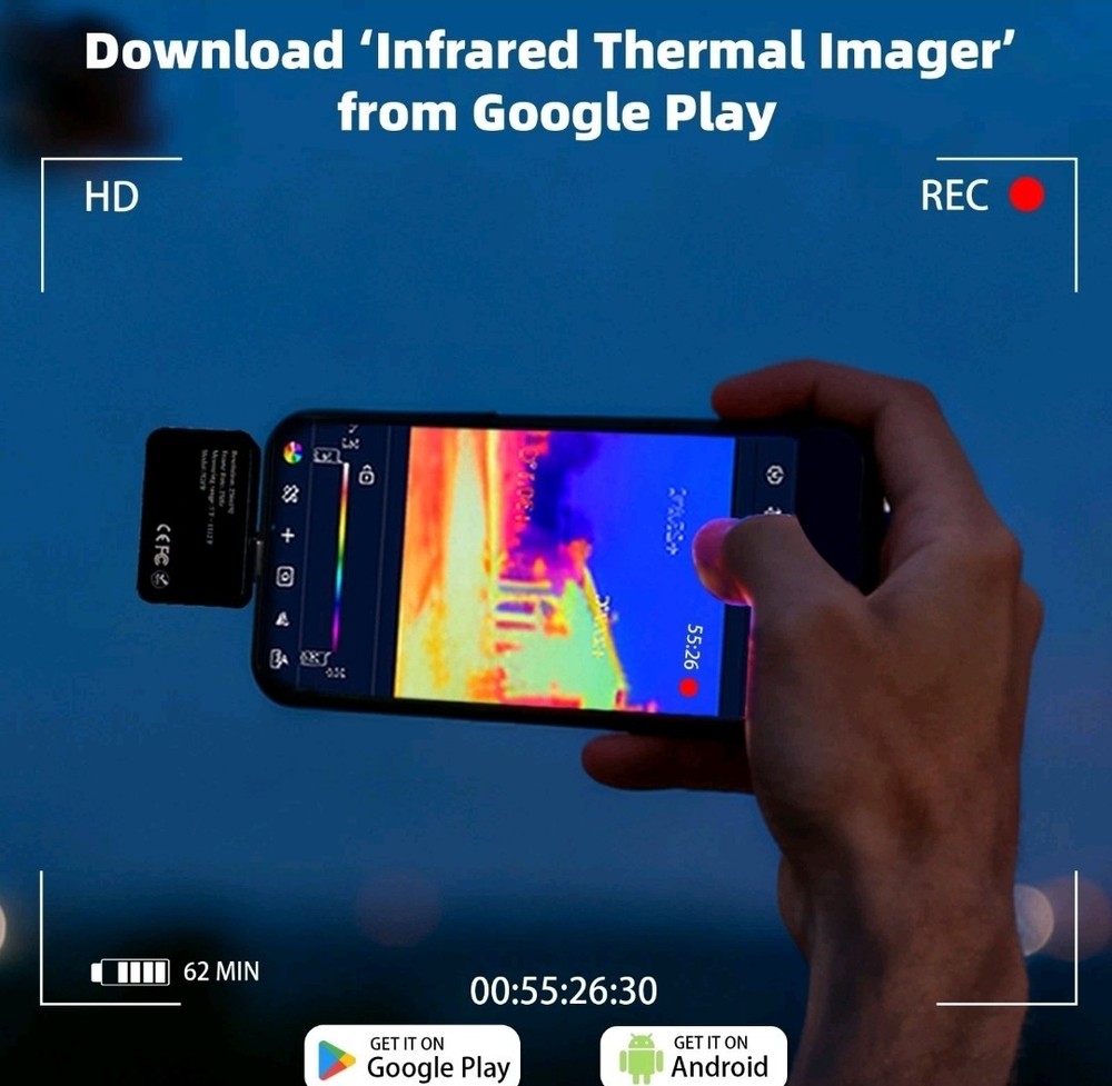ANXTECH Thermal Image Camera TISR Resolution 512x384 Infrared Camera for Android