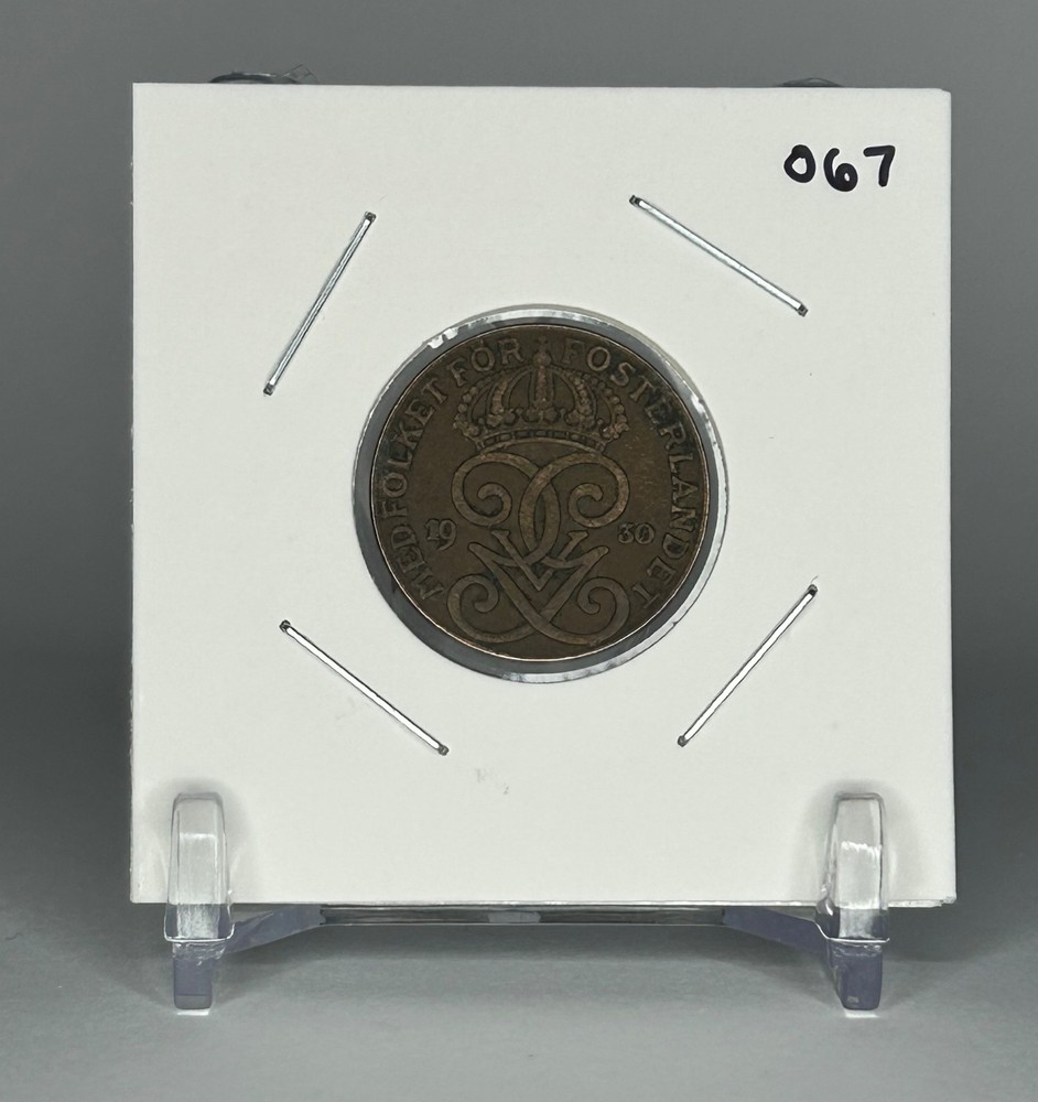 1930 Sweden - 2 Ore  Coin