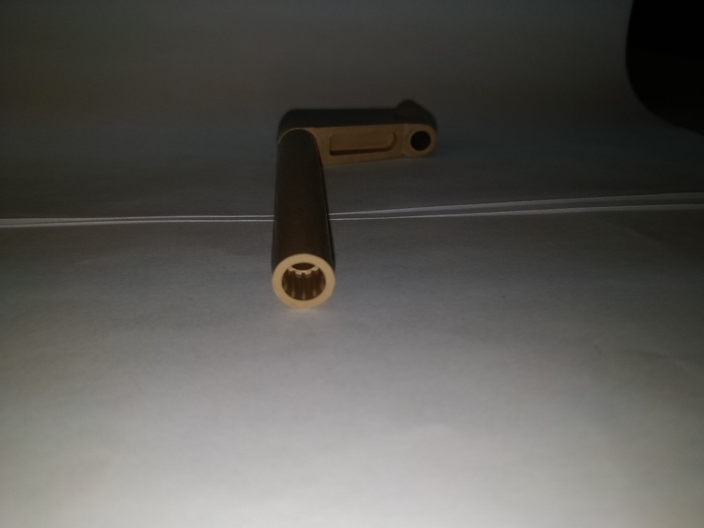 Beige Window Handle 3 3/16" in Plastic Tan