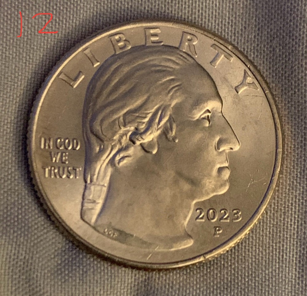 2023 P Maria Tallchief Quarter Error Strikethrough Uncirculated