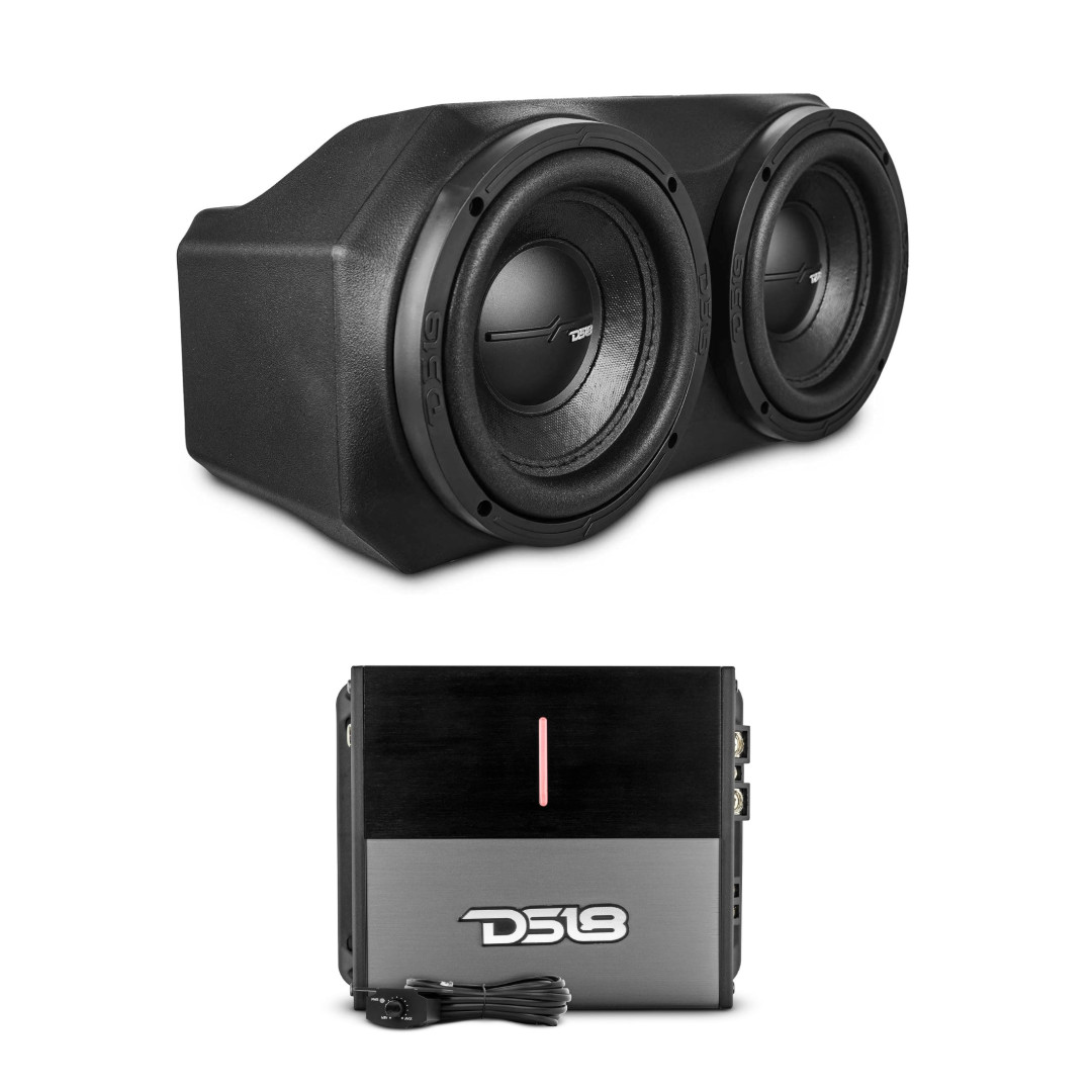 DS18 Polaris Slingshot Under Dash Enclosure with 2x 6.5" Subwoofers + Amplifier