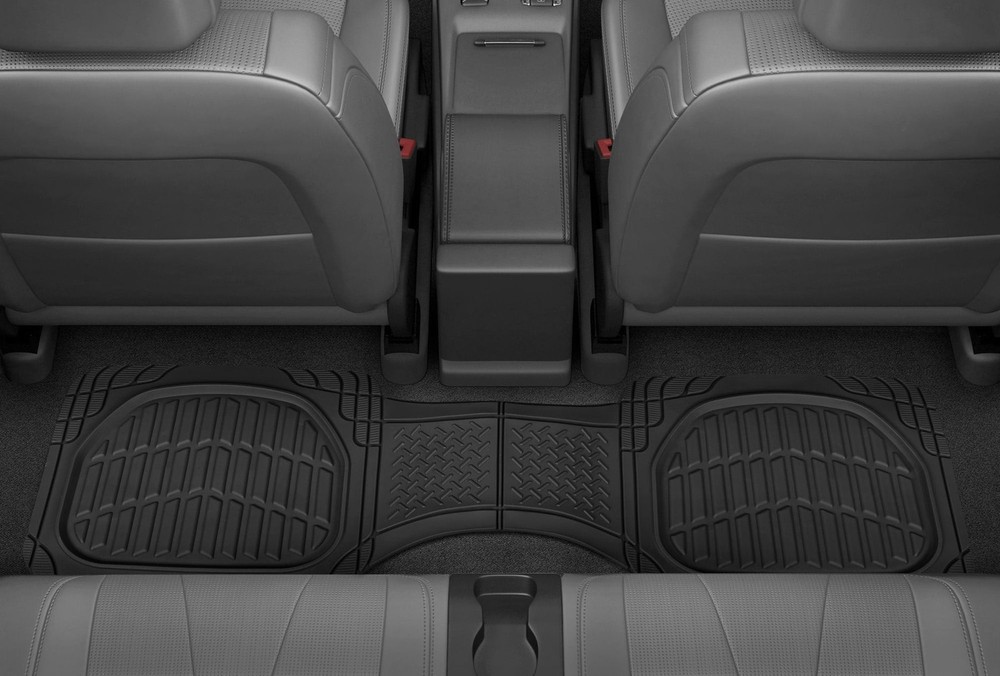 3-Piece Deep Dish Rubber Floor Mat - Made for Chevy