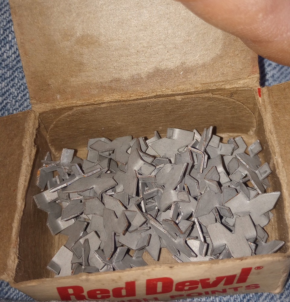 1950's-60's Red Devil Push Points NOS Box