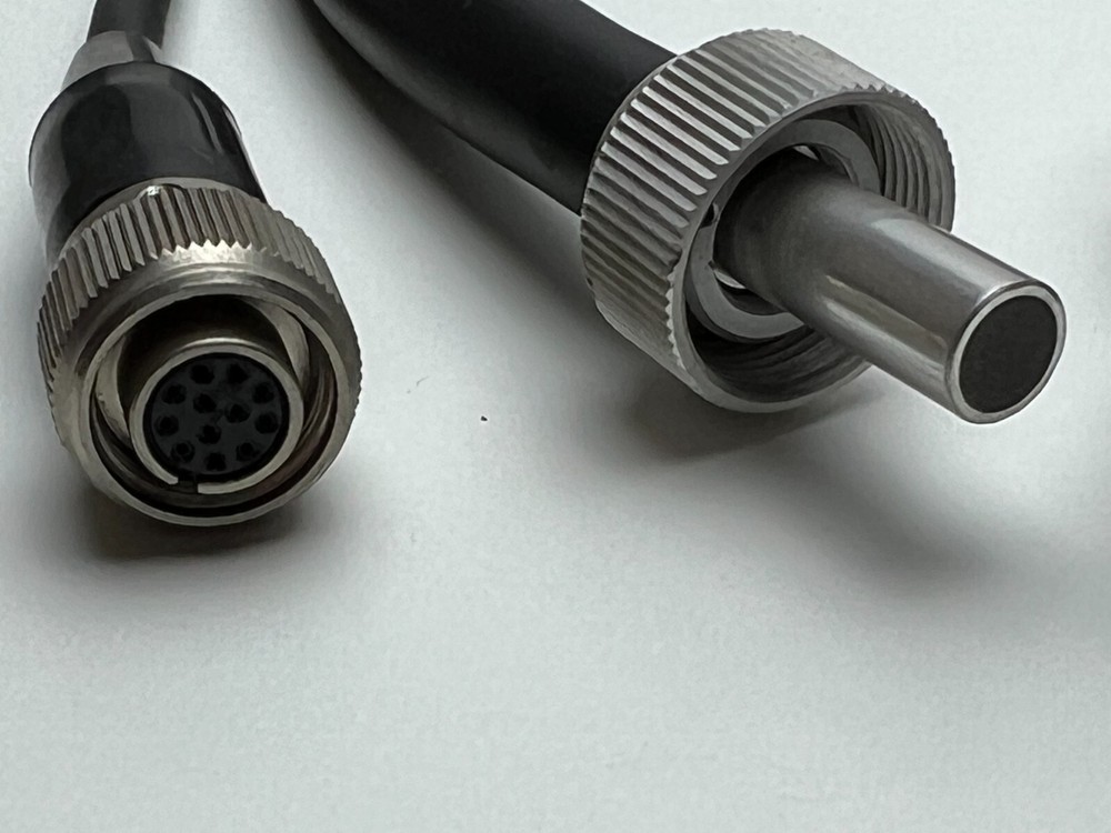 Keyence Digital Microscope VH Series Fiber Optic Camera Head Cable Light Ring