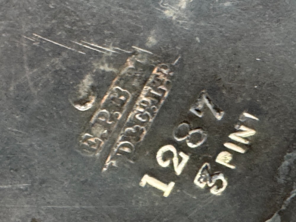 Antique Victorian Silver Plated EPNS Coffee Pot Elaborate Floral Engravings MOP