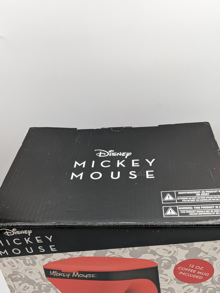Disney Mickey Mouse 1-Cup Coffee Maker-with Mug NIB