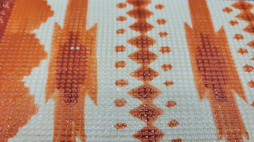 The Spring Shop CALIENTE Southwestern Rug Shape Rectangular Serving Tray Platter