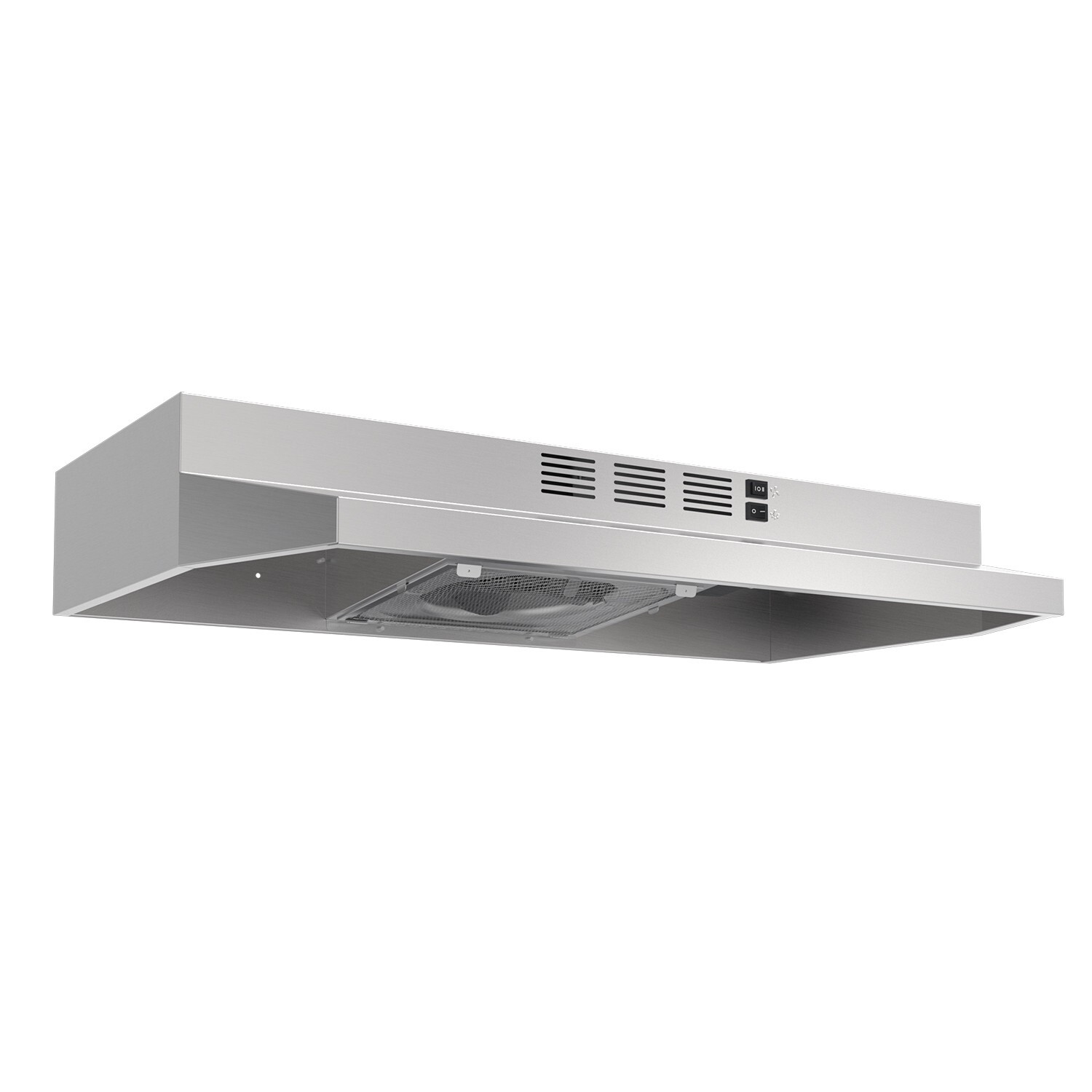 30 inch Under Cabinet Range Hood 230CFM Ducted/Ductless Stainless Steel LED New