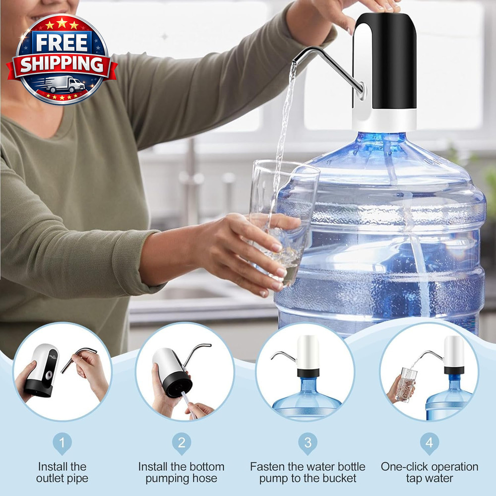 Automatic USB Electric Water Pump for 5 Gallon Bottles