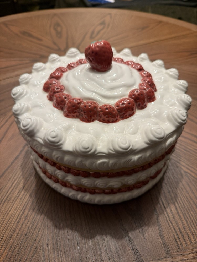 Vintage Strawberry Shortcake Cake Dome