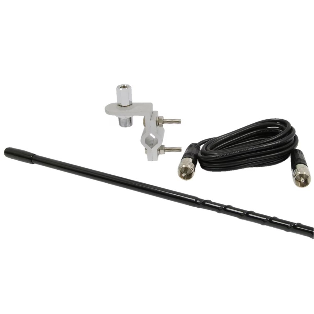 4Ft Cb Antenna Kit W/ 9Ft Cable Black