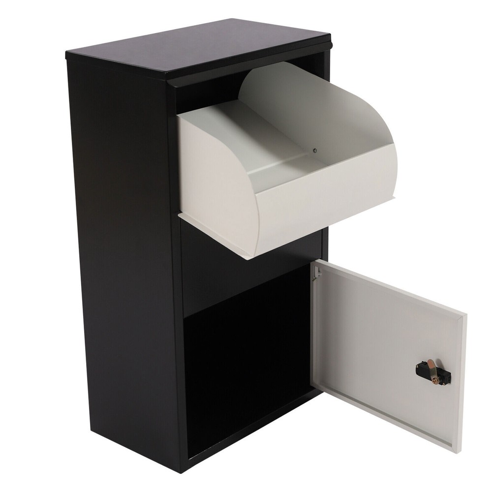 Package Delivery Box Mail Parcel Drop Mailbox Home Container Outdoor Code Lock