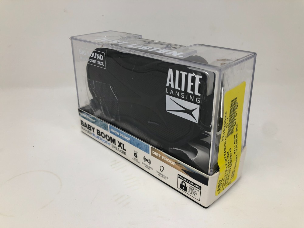 Altec Lansing HydraMini Everything-Proof Wireless Portable Bluetooth Speaker