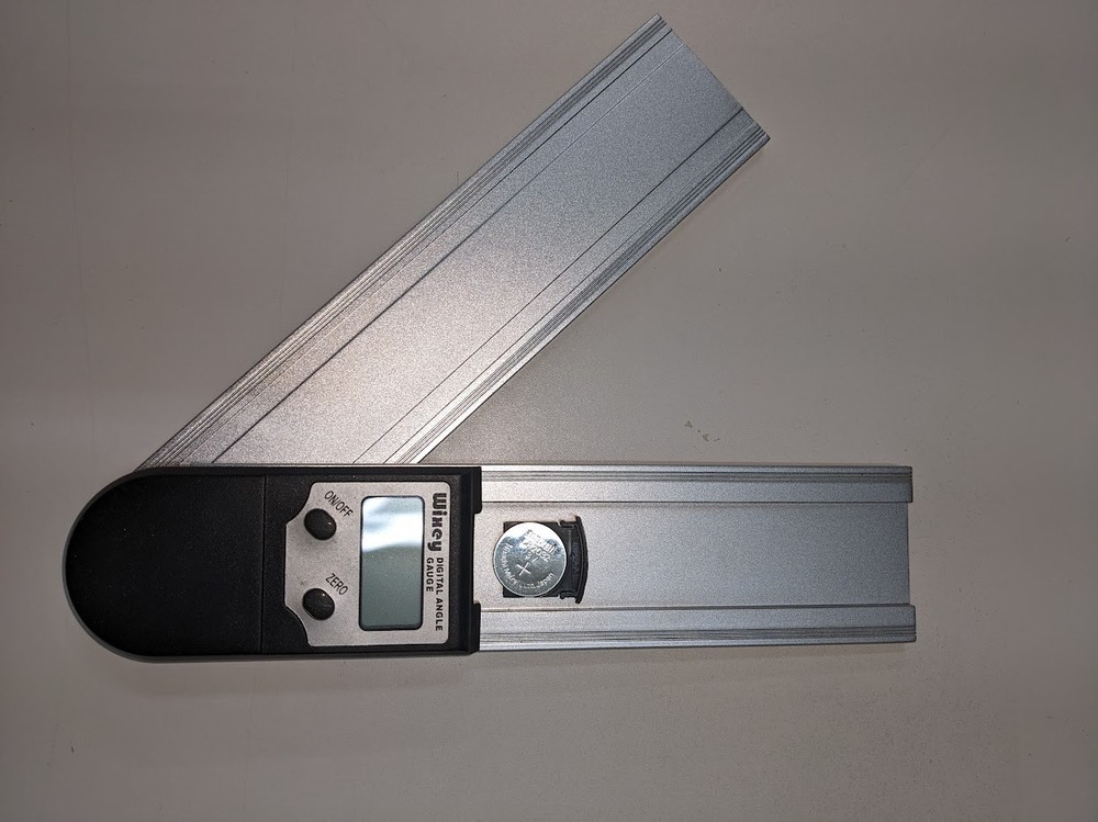 Wixey 8'' Digital Protractor – Durable Angle Measuring Tool w/ Magnetic Edges