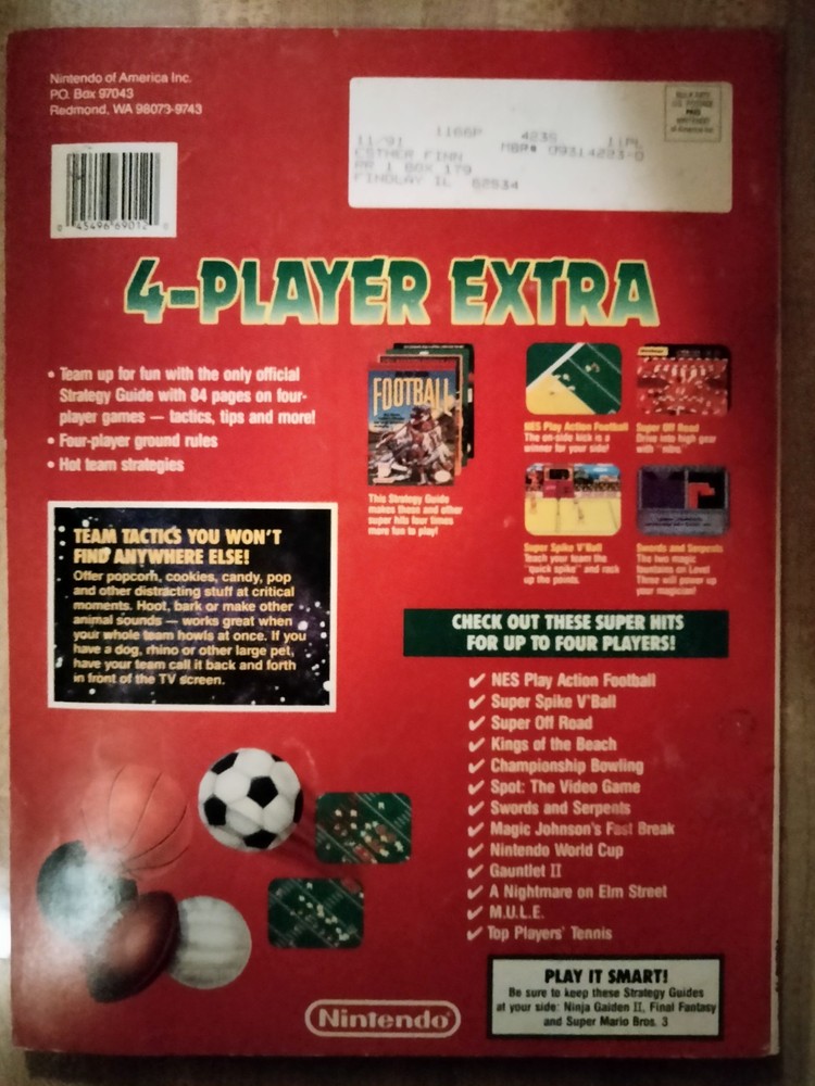 Nintendo Power 4-player extra Strategy Guide