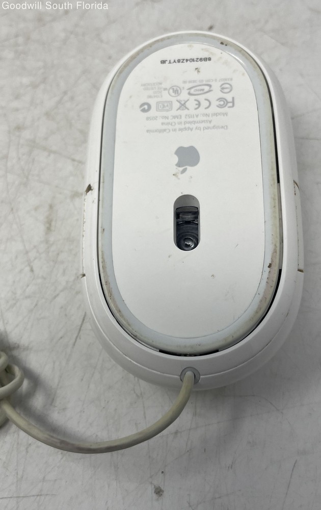 Apple A1152 Wired USB Multi-Control Programmable Buttons Optical Mighty Mouse