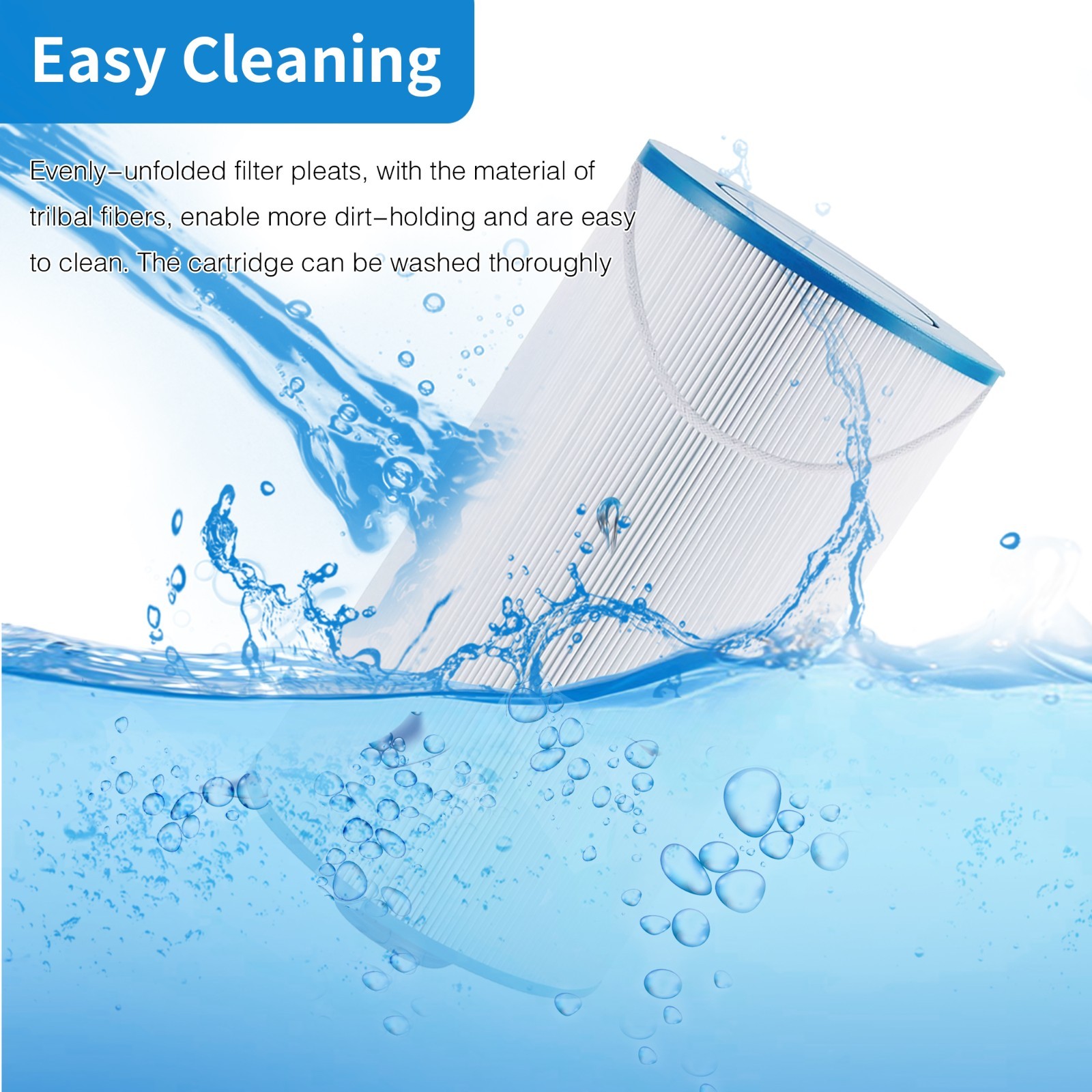 AMIBRON 303279 Hot Tub Filter Replaces Filbur FC-2402, 5CH-37, PFF42TC-P4