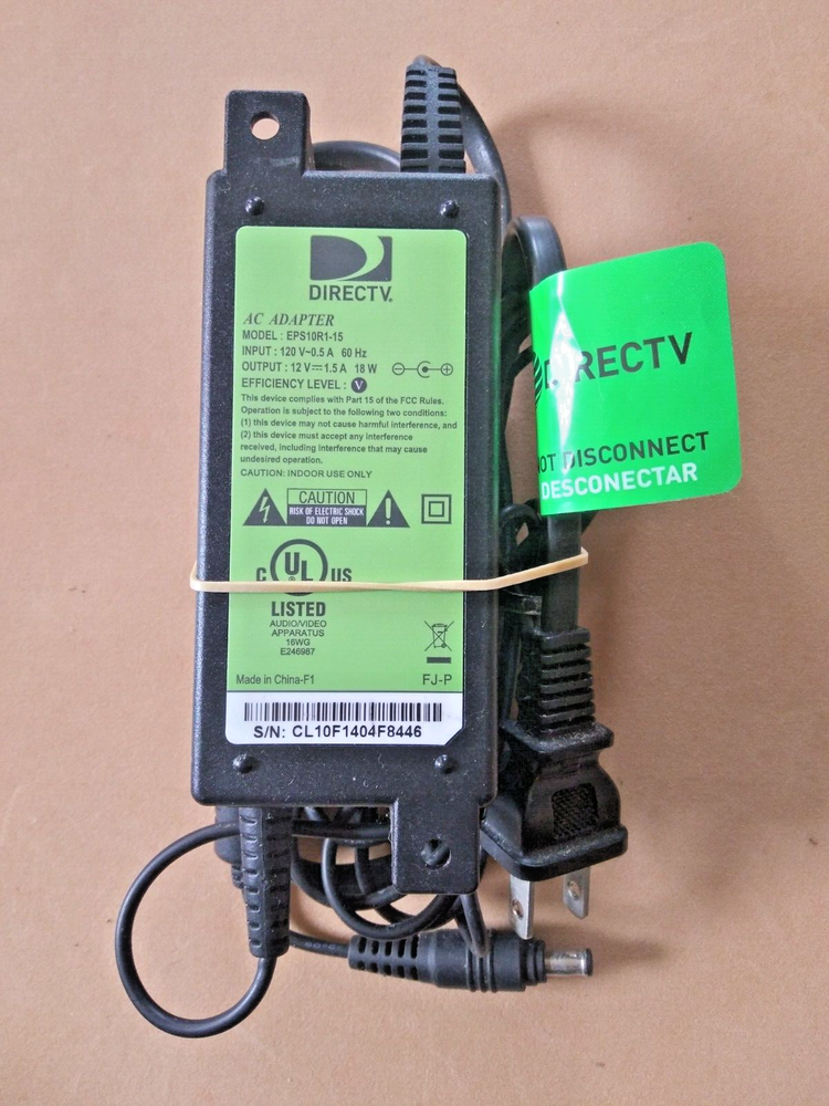 Direct TV AC Adapter Power Supply Model EPS10R1-15