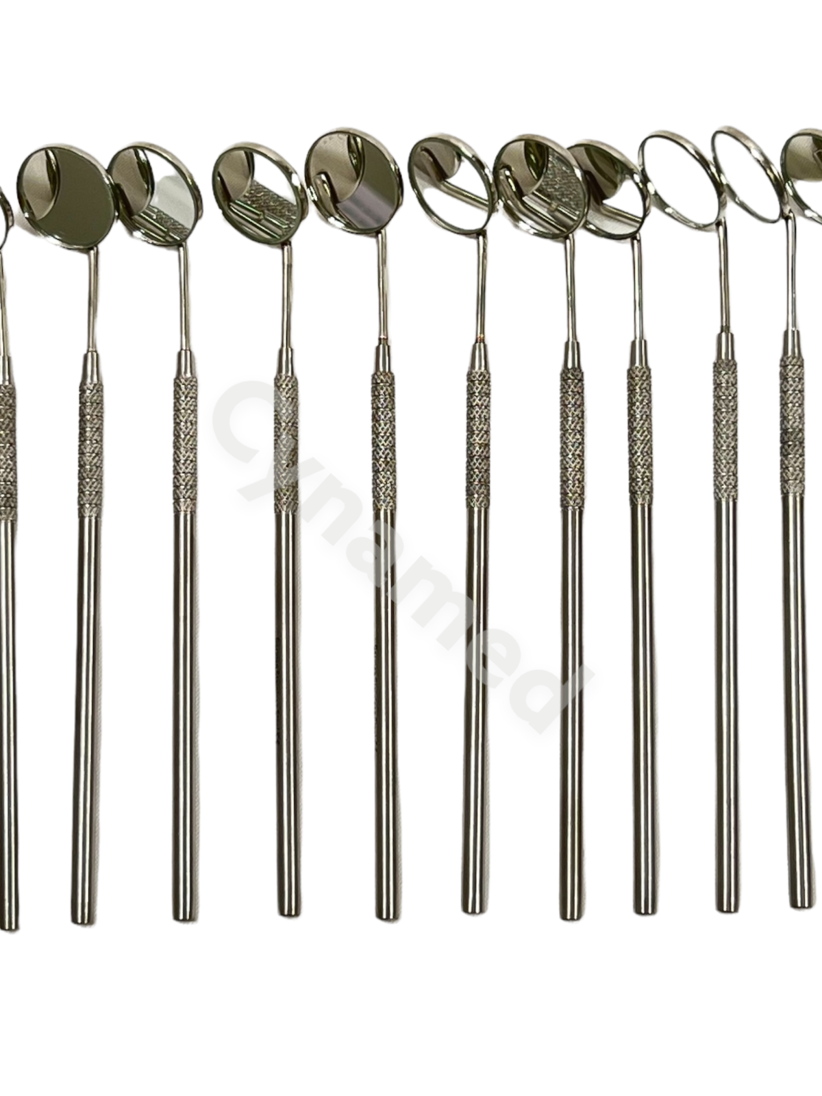 Premium 12 Pcs Dental Mouth MIRROR #5 With HANDLE Dental Instruments