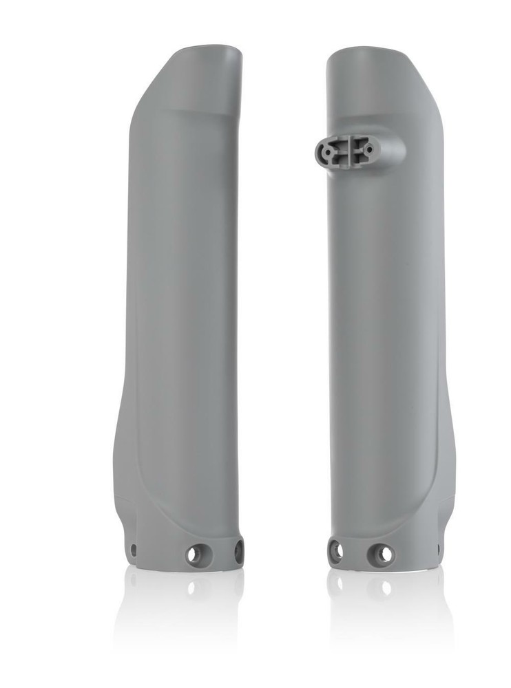 Acerbis - 2470680011 - Lower Fork Covers, Gray