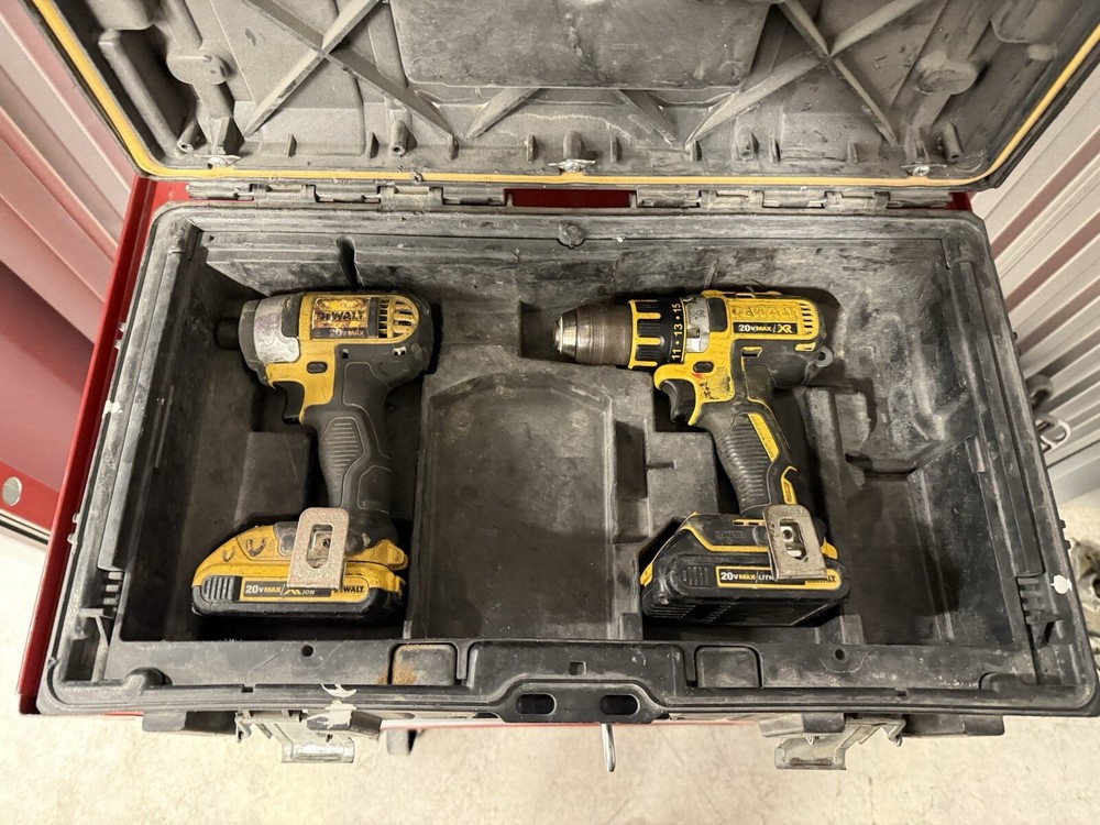 DeWalt Stackable Tool Boxes And Drills
