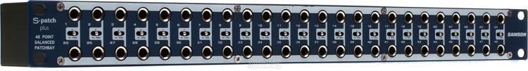 Samson S-Patch Plus 48-point Balanced Patchbay