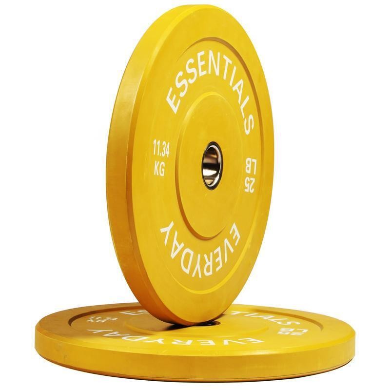 2" Olympic Bumper Plate Weight Plates 25lb Pair Strength Training Weight Lifting