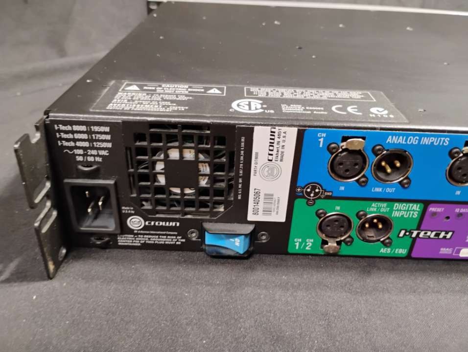Crown I-Tech 6000 Power Amplifier