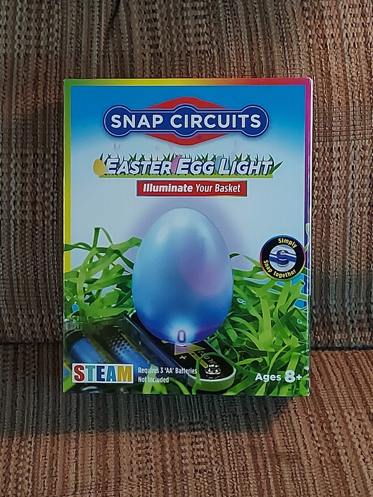 Snap Circuits Easter Egg Light Kit STEM Decorate Illuminated Basket Stuffers
