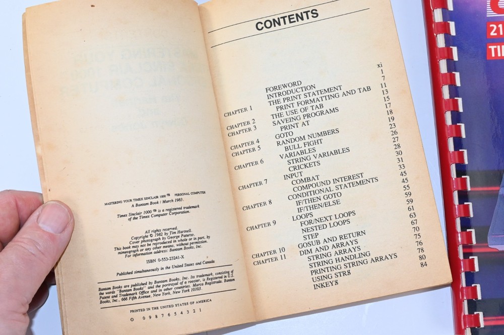 Timex Sinclair 1000 Bundle 16K RAM Tapes Books Untested 1982 PC
