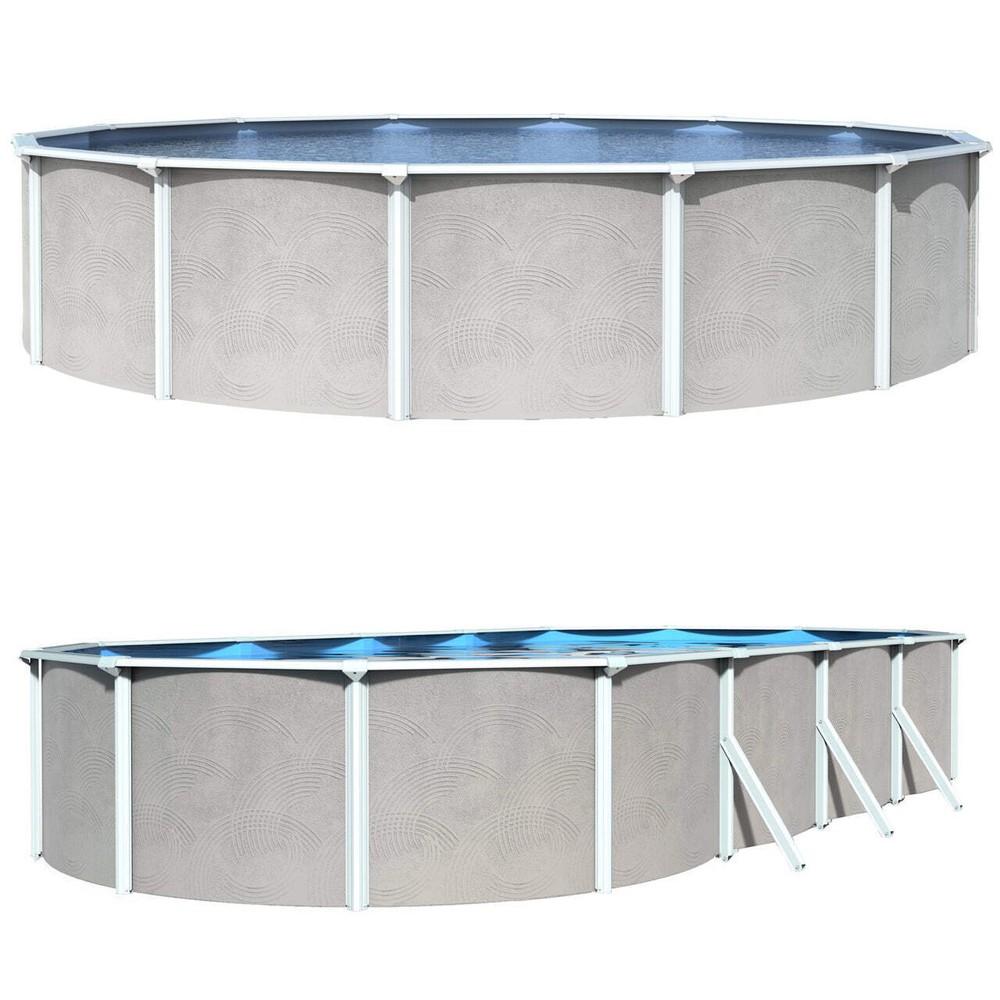 Belize 52" Steel Wall Above Ground Pool Kit plus Starter Package