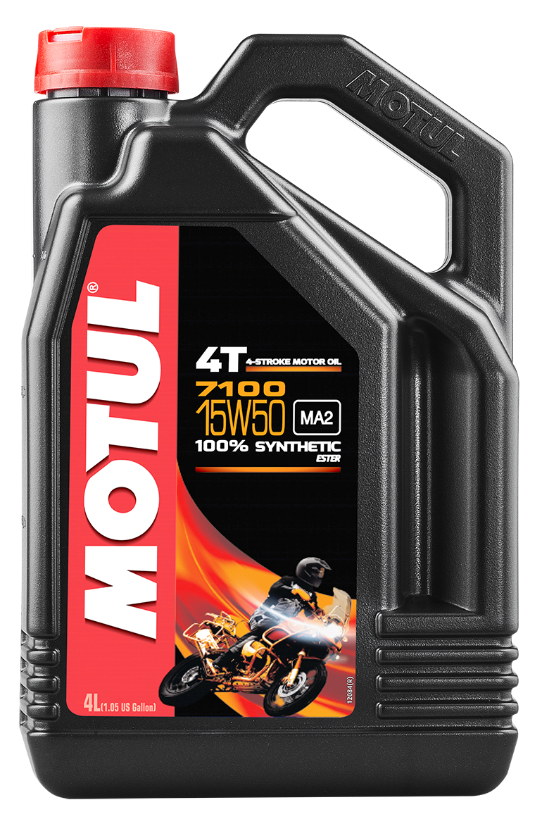 Motul 7100 4T Synthetic Ester Motor Oil - 15W50 - 4L. 104299