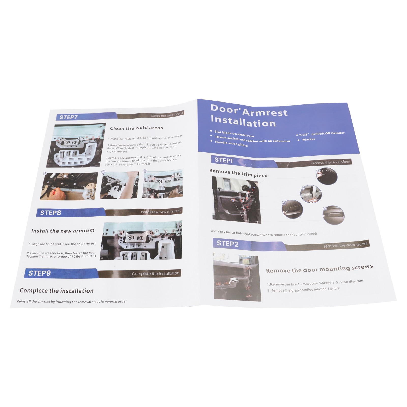 Front Left Armrest Repair Kit Fit For Chevy Silverado 1500 2500HD 3500HD 10-2014