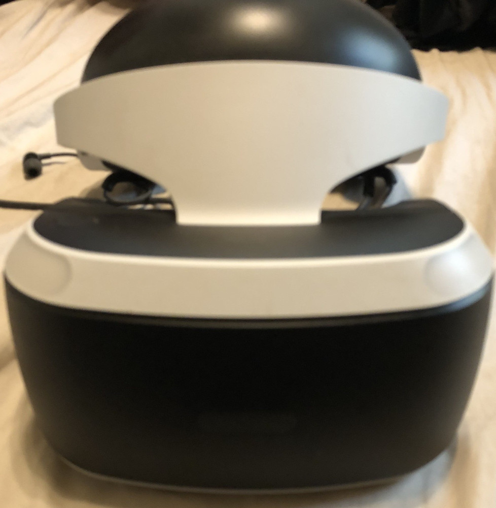 Sony PSVR CUH-ZVR2 Gen 2 Bundle w/ Earbuds & Processor Unit - Works, Foam Worn