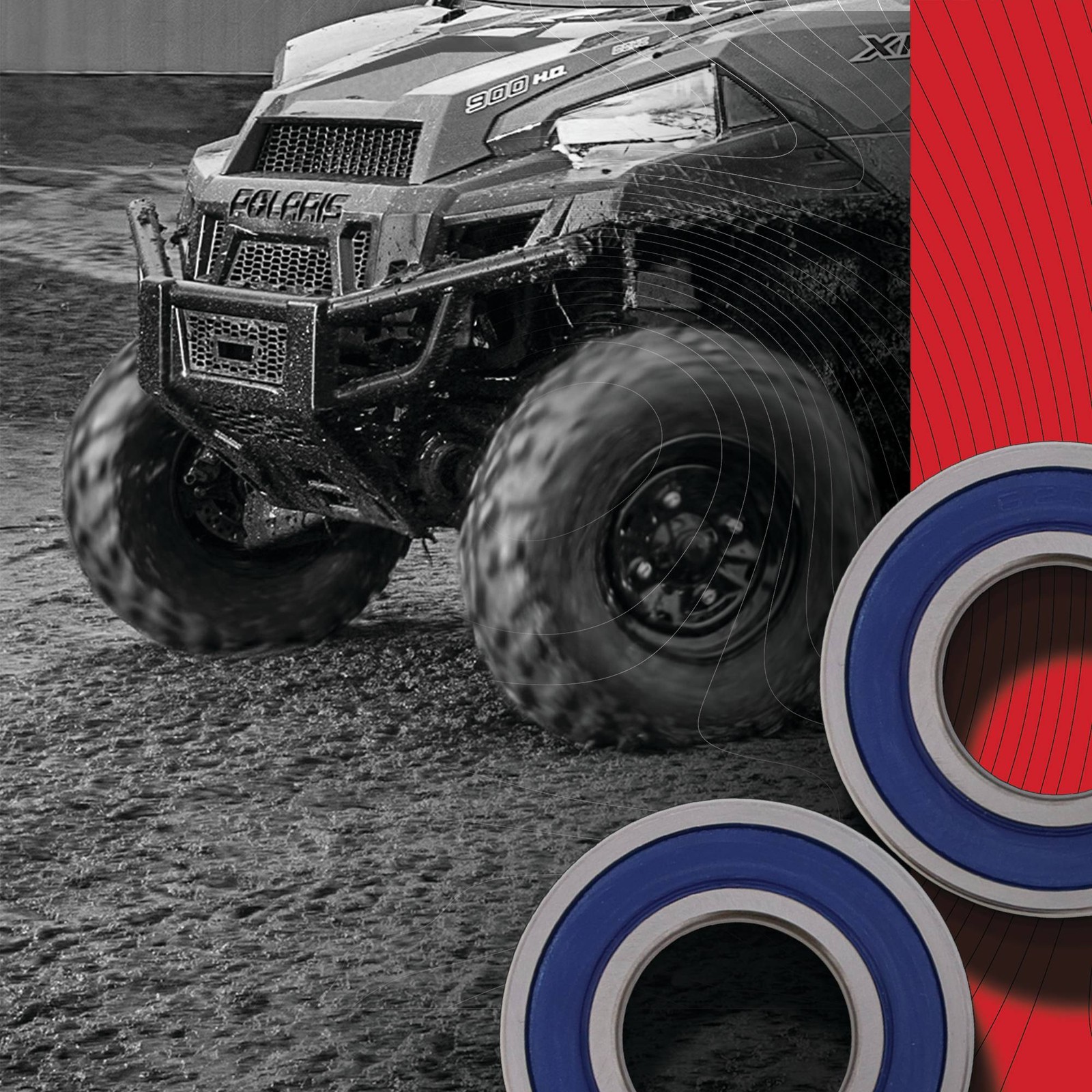 All Balls Front Wheel Bearing Seal Kit For Suzuki GSX-R600 97-09 GSXR750 96-09