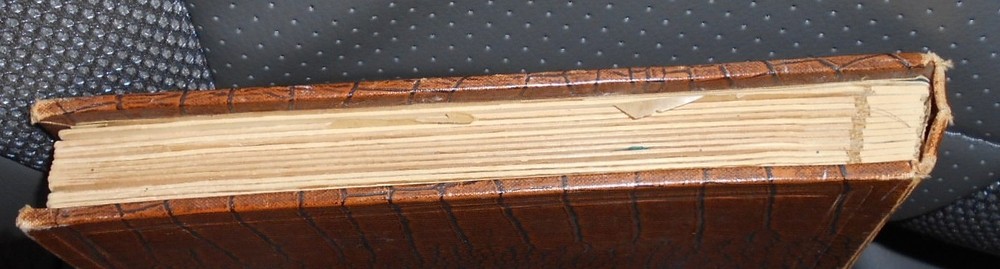 Brown stockbook; 12 /2 pages each with 11 pockets [total 264 pockets]