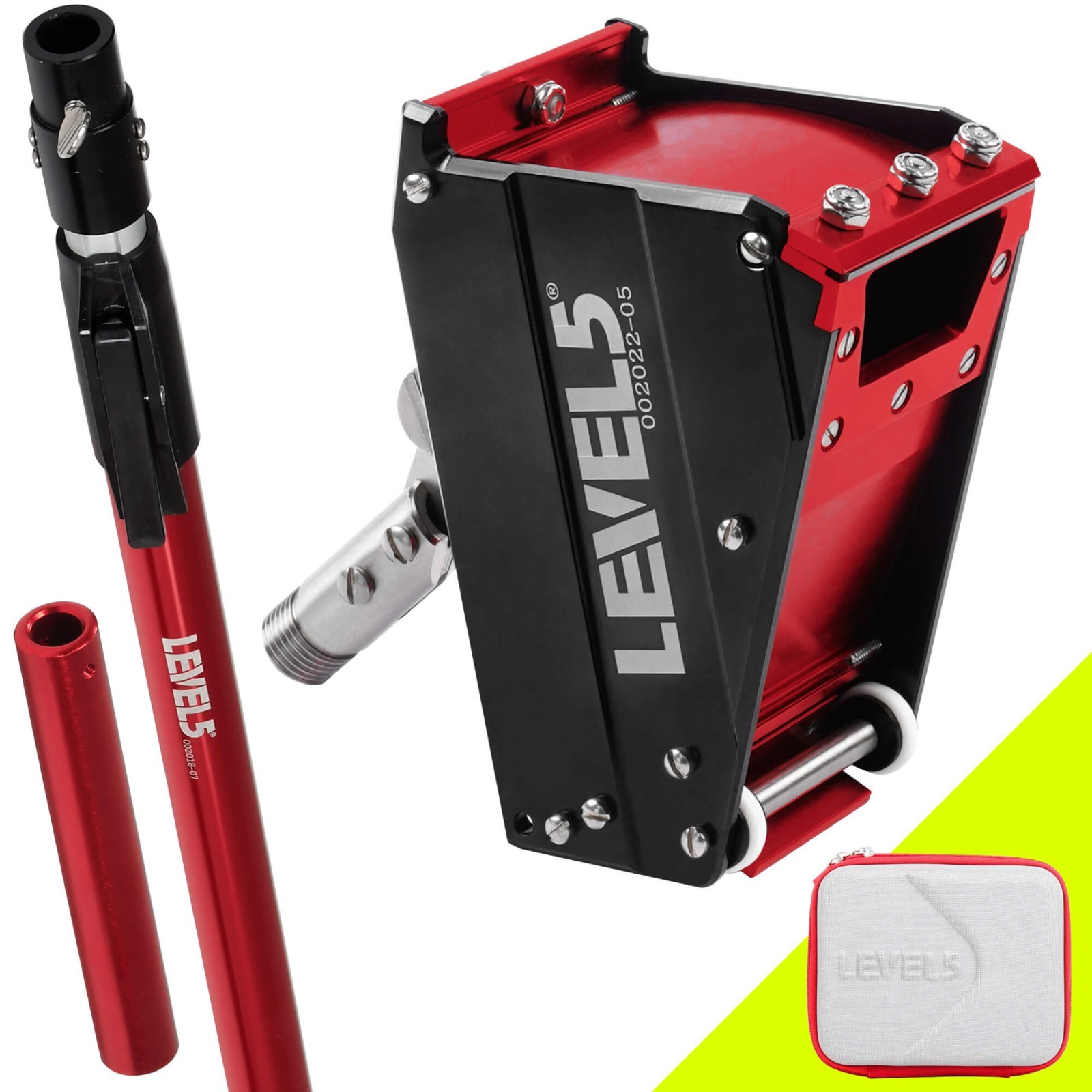 LEVEL5 Drywall Tools - 2" Nail Spotter w/ Extendable 36" - 54" Handle | 4-570