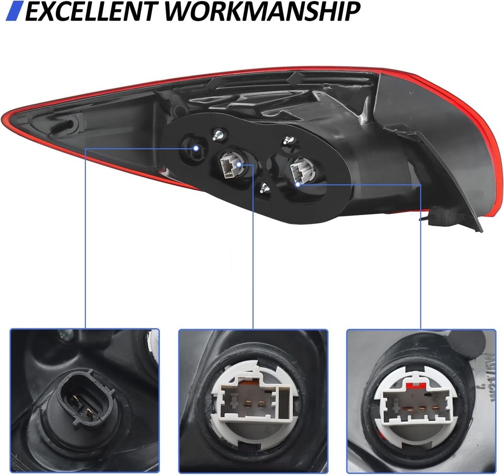 Outer Tail Light Fit for 2013 2014 2015 2016 Mazda CX-5, Left Driver Side