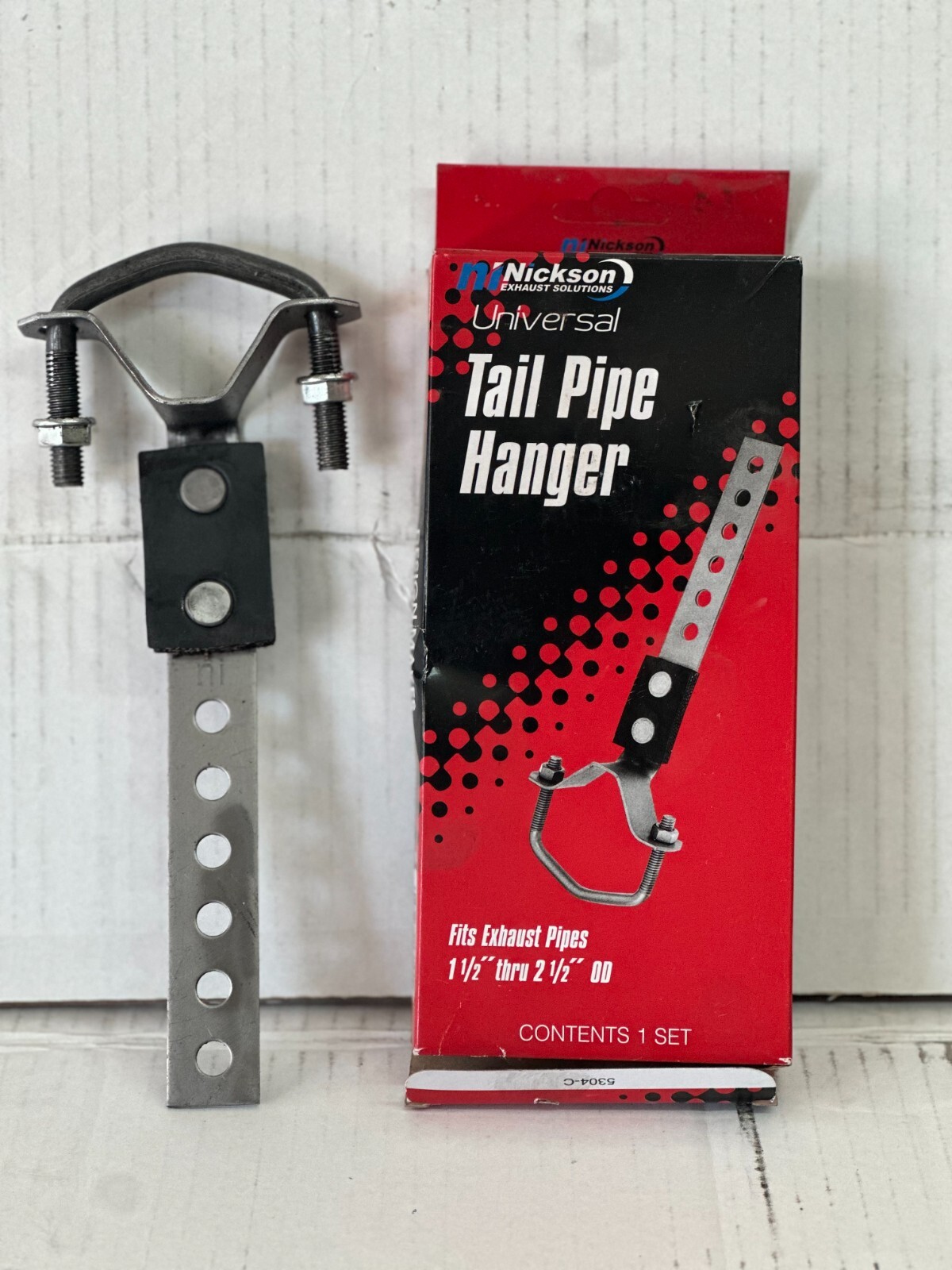 New Nickson 17144 Exhaust Universal Tail Pipe Muffler Hanger Fits 1.5-2.5 Tube
