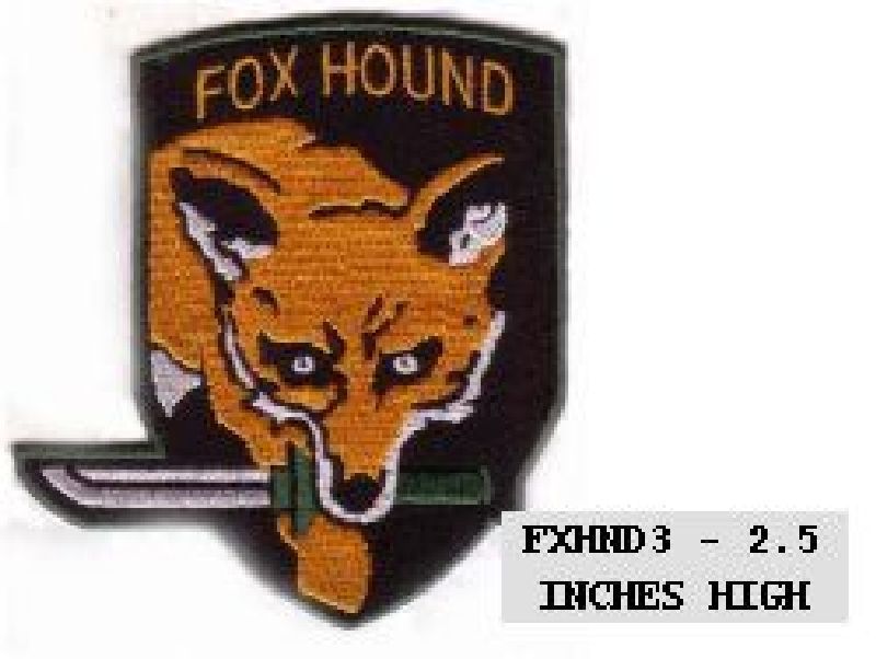 Mini Foxhound Patch for Beret - FXHND3