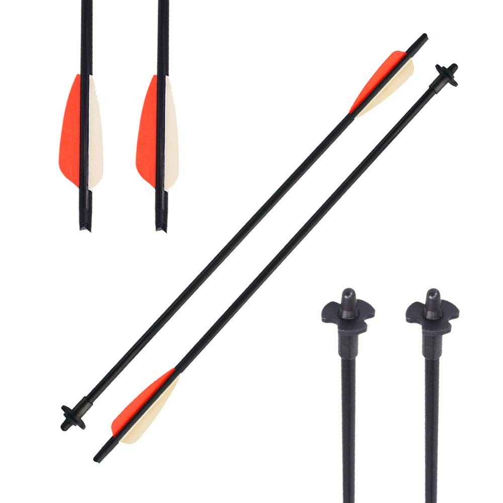 4 Pack Archery Crossbow Release Fiberglass Arrows & Decocking System