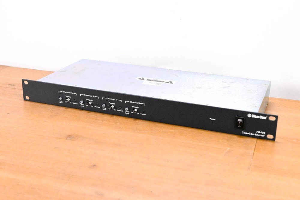 Clear-Com Encore PS-704 4-Channel Intercom Power Supply CG01QKM