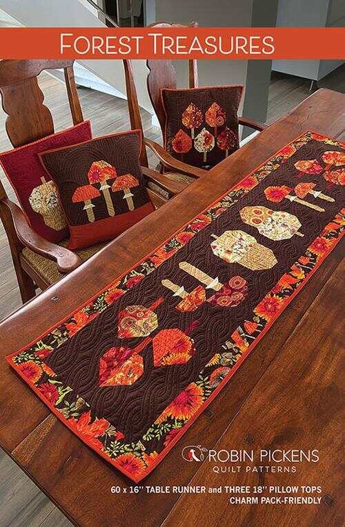 Forest Treasures Table Runner Quilt Pattern RPQP FT152