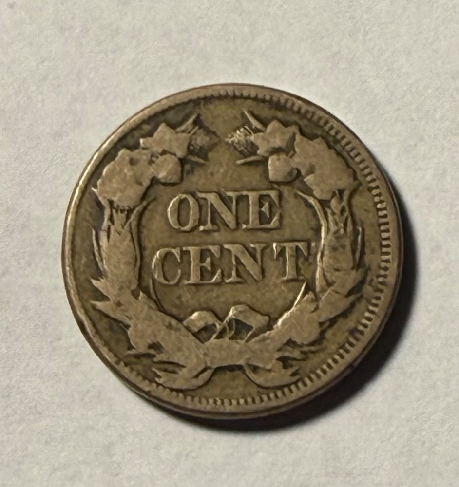 1857 flying eagle cent - nice condition collector coin