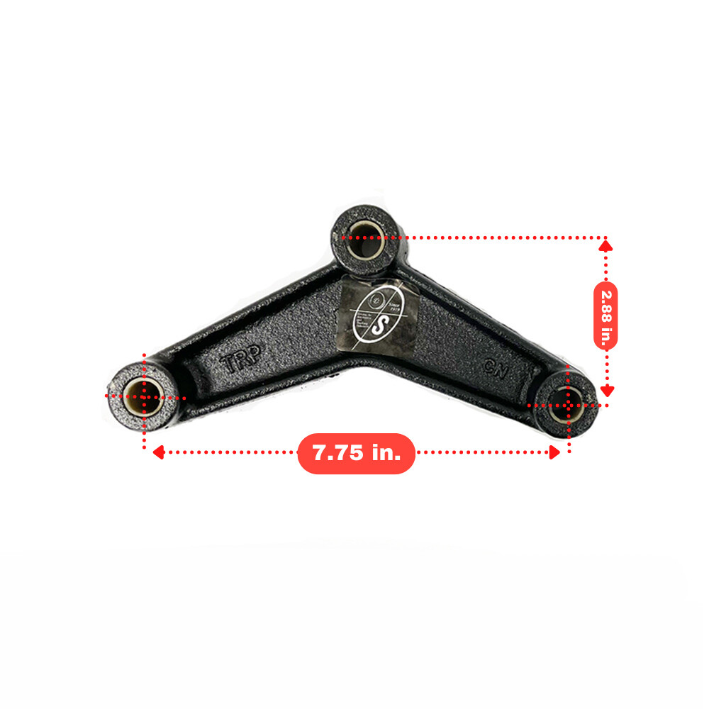 2 New Trailer Leaf Spring Equalizer w/ 9/16" Nylon Bushings