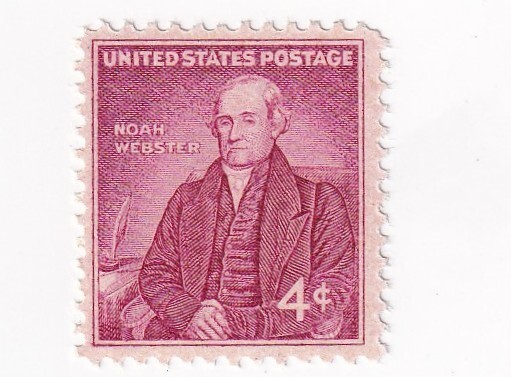 STAMP US SCOTT 1121 "Noah Webster" 4 CENT 1958 MNG